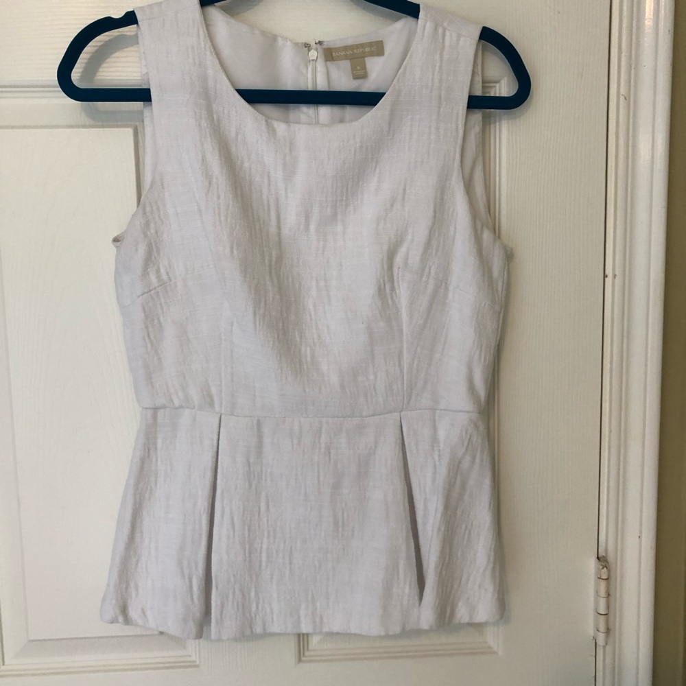 Banana Republic White Blouse